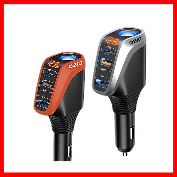 car charger cigarette socket 90w led display type-c pd20w usb 66w quick charge 3.0 for iphone oppo samsung huawei xiaomi adapter car-charge
car charger cigarette socket 90w led display type-c pd20w usb 66w quick charge 3.0 for iphone oppo samsung huawei xiaomi adapter car-charge