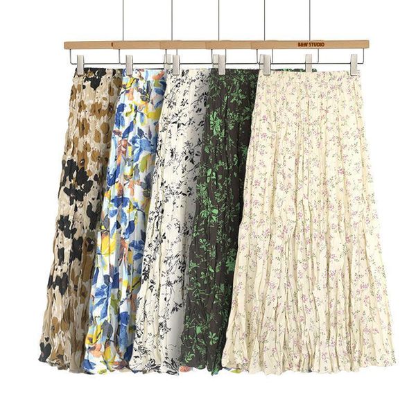 skirts spring elastic high waist thin fresh floral skirt korean casual loose elegant simple women long skirt 230413, Black
skirts spring elastic high waist thin fresh floral skirt korean casual loose elegant simple women long skirt 230413, Black