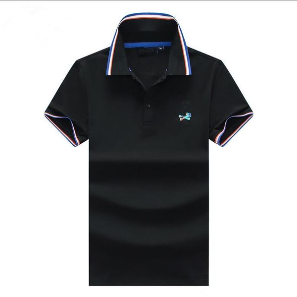 summer business short-sleeved polo shirt men's thin plus fat plus size t-shirt american trend lapel b9vd, White;black
summer business short-sleeved polo shirt men's thin plus fat plus size t-shirt american trend lapel b9vd, White;black