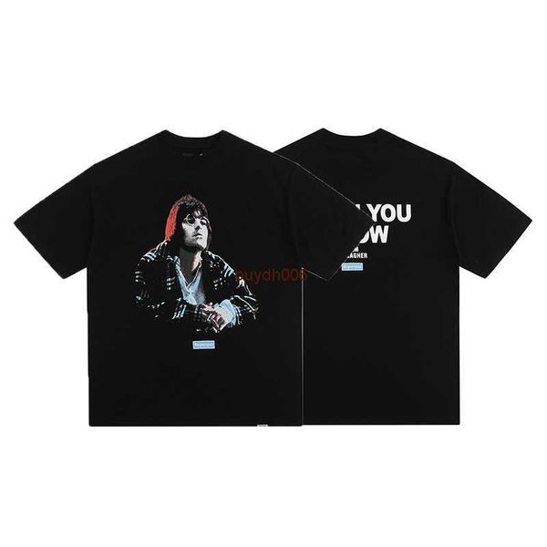 men's and women's summer fashion t shirt high street brand rep representative new vt portrait short sleeve washed old american loo, White;black
men's and women's summer fashion t shirt high street brand rep representative new vt portrait short sleeve washed old american loo, White;black