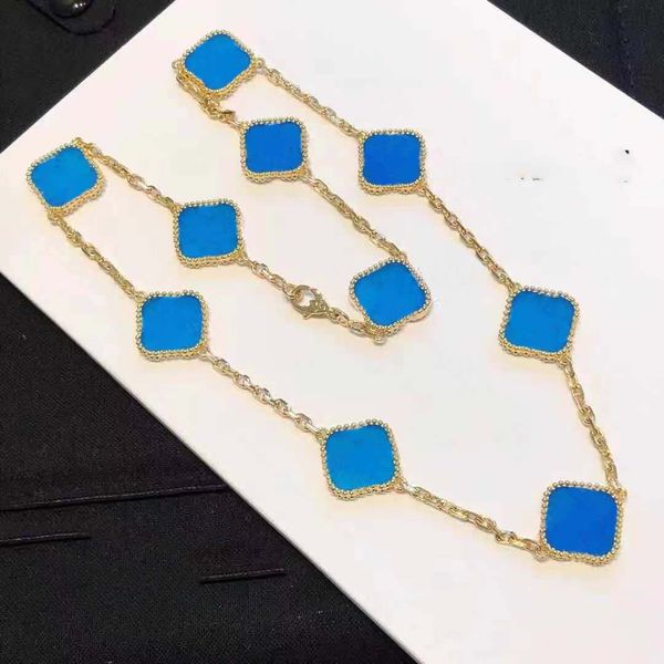 fashion woman luxury pendant necklaces four leaf clover designer 18k gold plating van classics jewelry women brand trend chokers necklace rt, Silver
fashion woman luxury pendant necklaces four leaf clover designer 18k gold plating van classics jewelry women brand trend chokers necklace rt, Silver