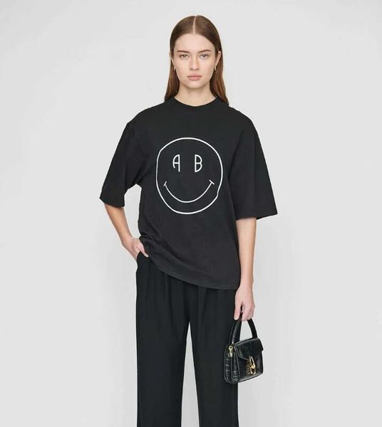 2023ss new anine bing cotton round neck tee shirt letter classic black short sleeve beauty women designer t-shirt tees high quality, White
2023ss new anine bing cotton round neck tee shirt letter classic black short sleeve beauty women designer t-shirt tees high quality, White