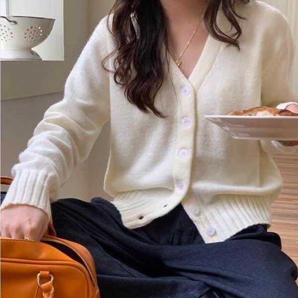 idle style v neck sweater coat womens autumn and winter basic casual pure color all, White;black
idle style v neck sweater coat womens autumn and winter basic casual pure color all, White;black