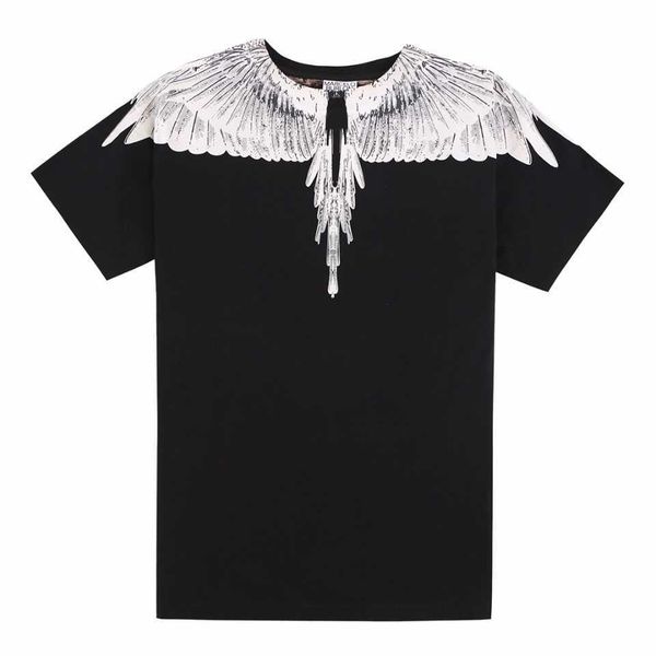 designer marcelos burlons black and white wing short sleeve t-shirt tee v6lq, White;black
designer marcelos burlons black and white wing short sleeve t-shirt tee v6lq, White;black