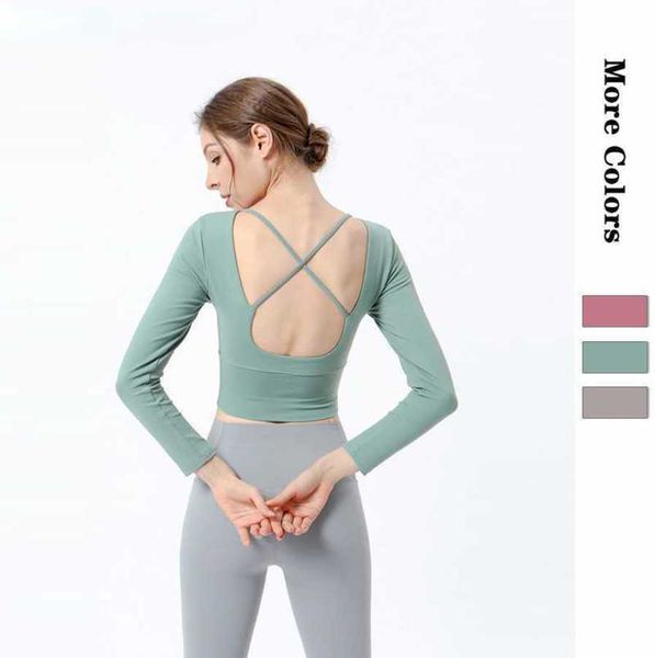 women women t shirt lemon original yoga suit fitness sports back quick drying elastic long sleeve bra underwear shock proof t-shirt, Black
women women t shirt lemon original yoga suit fitness sports back quick drying elastic long sleeve bra underwear shock proof t-shirt, Black