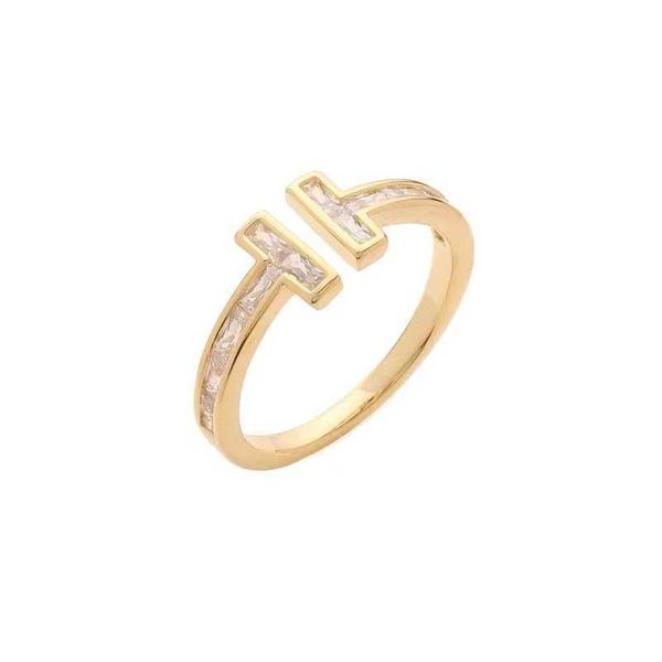 boutique ins simple and small design double tiffay ring female open letter index finger with logo, Silver
boutique ins simple and small design double tiffay ring female open letter index finger with logo, Silver