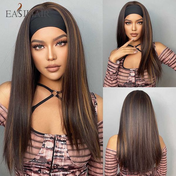 synthetic wigs easihair long straight brown highlight headband wigs for black women synthetic natural hair heat resistant cosplay 230227
synthetic wigs easihair long straight brown highlight headband wigs for black women synthetic natural hair heat resistant cosplay 230227