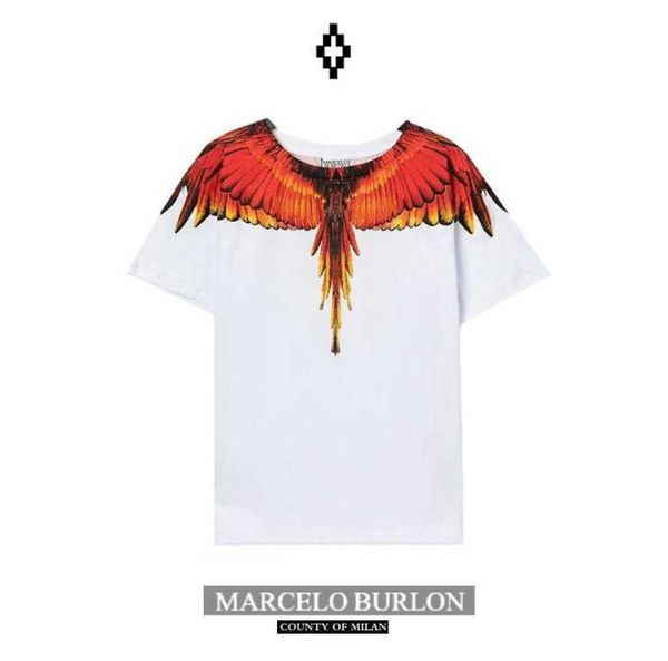 2023 designer marcelos burlons pink purple winged short sleeve men's and women's street t-shirts summer fashion ins 46me, White;black
2023 designer marcelos burlons pink purple winged short sleeve men's and women's street t-shirts summer fashion ins 46me, White;black