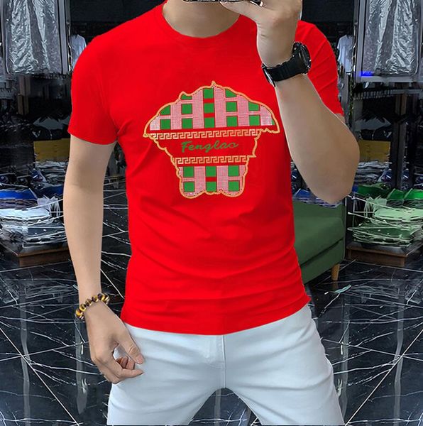 men's t-shirts designer european men's t-shirt short sleeved high-end flocked letter round neck shirt summer men's fashion ve, White;black
men's t-shirts designer european men's t-shirt short sleeved high-end flocked letter round neck shirt summer men's fashion ve, White;black