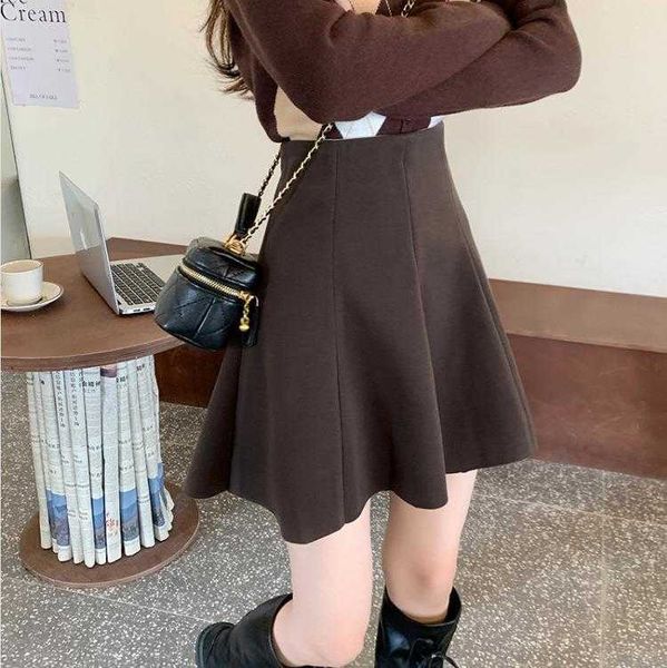 woolen a line skirt womens autumn winter retro western style high waist slimming, Black
woolen a line skirt womens autumn winter retro western style high waist slimming, Black