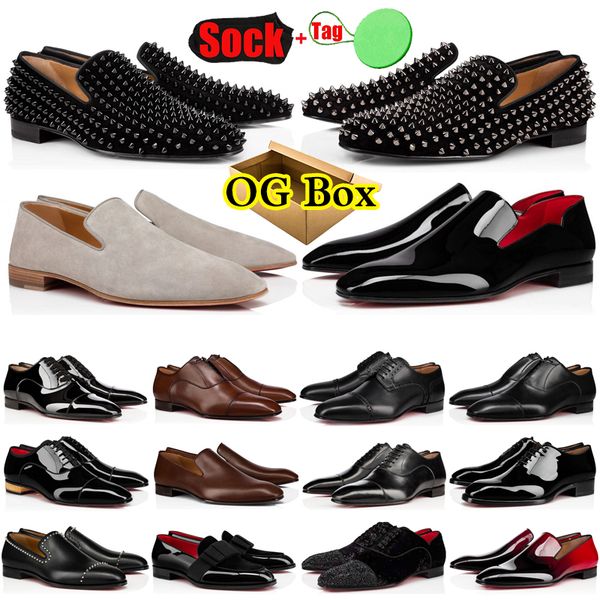 2023 designer brand men dress shoes red spring glitter sneakers button suede patent leather rivets slip on mens business party sneaker weddi, Black
2023 designer brand men dress shoes red spring glitter sneakers button suede patent leather rivets slip on mens business party sneaker weddi, Black