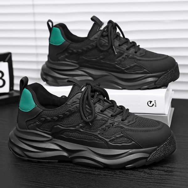 dress shoes fujeak men sports casual breathable mesh running fashion trendy men's nonslip sneakers comfortable footwear 230328, Black
dress shoes fujeak men sports casual breathable mesh running fashion trendy men's nonslip sneakers comfortable footwear 230328, Black