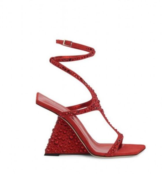 red silver gold wedge sandals fashion summer crystal rome gladiators shoes bandage big size 35-42, Black
red silver gold wedge sandals fashion summer crystal rome gladiators shoes bandage big size 35-42, Black