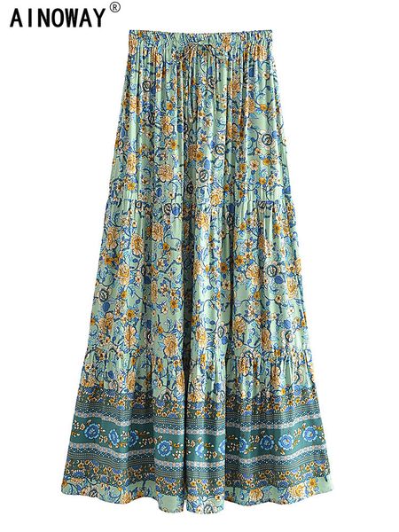 skirts vintage chic fashion women beach bohemian floral print hippie skirt high elastic waist gothic a-line boho maxi skirts femme 230414, Black
skirts vintage chic fashion women beach bohemian floral print hippie skirt high elastic waist gothic a-line boho maxi skirts femme 230414, Black