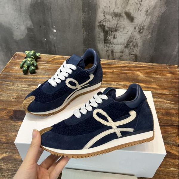 flow runner sneakers designer mens womens lowes casual shoes retro nylon suede lace up sneaker luxury lowes shoes size35-45, Black
flow runner sneakers designer mens womens lowes casual shoes retro nylon suede lace up sneaker luxury lowes shoes size35-45, Black
