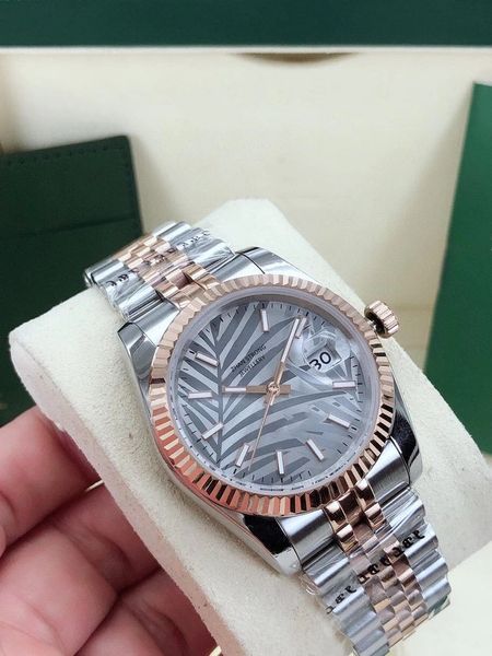 36mm fashion leaves womens wristwatches automatic mechanical 2813 movement woman watch full stainless steel strap party gifts dress designer, Slivery;golden
36mm fashion leaves womens wristwatches automatic mechanical 2813 movement woman watch full stainless steel strap party gifts dress designer, Slivery;golden