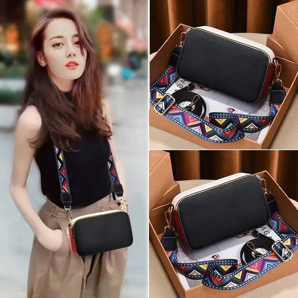 mini snapscrossbody bag summer classic versatile wide strap double zipper camera bag leather womens shoulder bag lady designer bags
mini snapscrossbody bag summer classic versatile wide strap double zipper camera bag leather womens shoulder bag lady designer bags