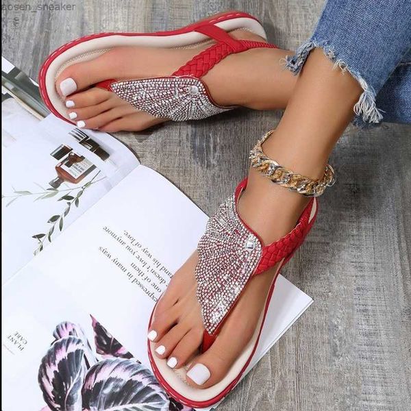 2022 new bohemian style women casual summer beach sandals rhinestone decor clip toe lady flat beach gladator sandals size 35-43 0414, Black
2022 new bohemian style women casual summer beach sandals rhinestone decor clip toe lady flat beach gladator sandals size 35-43 0414, Black