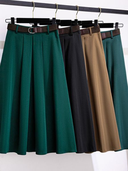 skirts women's vintage skirts solid color elastic casual high-waisted a-line fashion korean style elegant skirt summer 230414, Black
skirts women's vintage skirts solid color elastic casual high-waisted a-line fashion korean style elegant skirt summer 230414, Black
