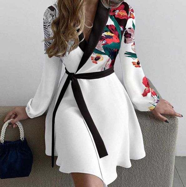 casual dresses dress women summer europe united states fashion temperament printed long-sleeve waist lace vestidos hdm21688, Black;gray
casual dresses dress women summer europe united states fashion temperament printed long-sleeve waist lace vestidos hdm21688, Black;gray