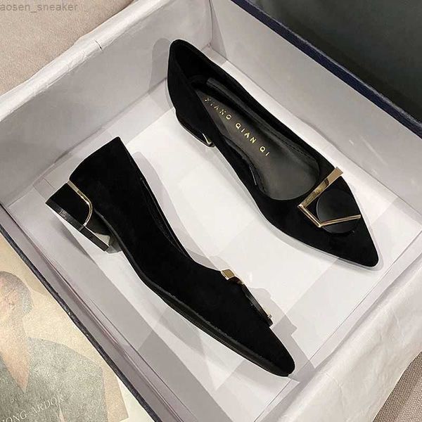 middle heel single shoes women pointed toe low heel high heels flat shoes soft-soled black work shoes 2023 new zapatos de mujer 0414
middle heel single shoes women pointed toe low heel high heels flat shoes soft-soled black work shoes 2023 new zapatos de mujer 0414