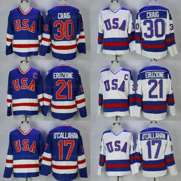 hockey jerseys 30 jim craig 21 mike eruzione 17 jack o'callahan 1980 usa hockey jersey movie stitched white blue s-3xl custom name numb, Black;red
hockey jerseys 30 jim craig 21 mike eruzione 17 jack o'callahan 1980 usa hockey jersey movie stitched white blue s-3xl custom name numb, Black;red
