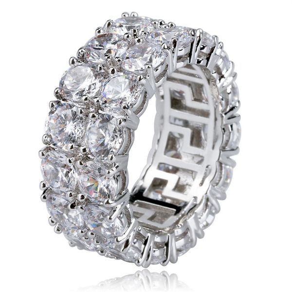 hip hop iced out copper gold silver color plated micro pave cz stone 2 row round ring men women charm jewelry271j
hip hop iced out copper gold silver color plated micro pave cz stone 2 row round ring men women charm jewelry271j
