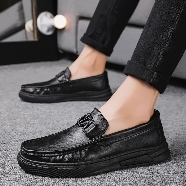 dress shoes casual men glossy luxury brand slip on formal loafers moccasins italian black male driving flat breathable 230328
dress shoes casual men glossy luxury brand slip on formal loafers moccasins italian black male driving flat breathable 230328