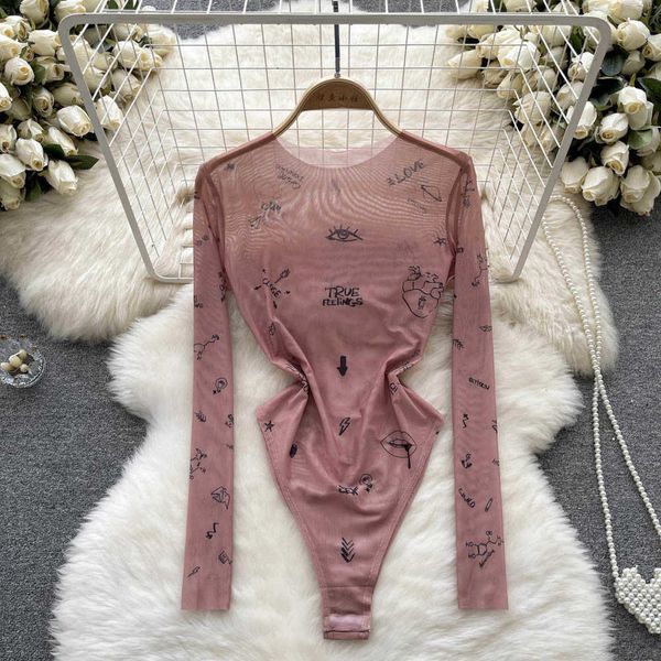 nxy autumn mesh jumpsuits perspective thin long sleeve bodycon inside wear fashion print women rompsutis 230328, Black;white
nxy autumn mesh jumpsuits perspective thin long sleeve bodycon inside wear fashion print women rompsutis 230328, Black;white
