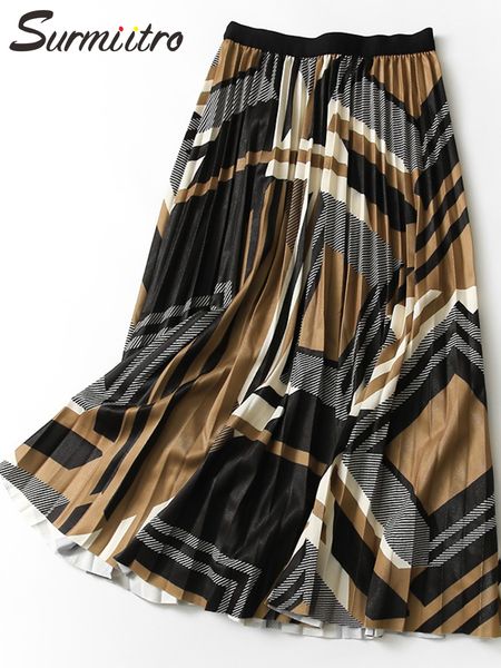 skirts surmiitro spring summer fashion midi long pleated skirt women korean style mid-length high waist a line skirt female 230414, Black
skirts surmiitro spring summer fashion midi long pleated skirt women korean style mid-length high waist a line skirt female 230414, Black