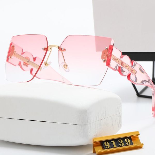 womens luxury fashion sunglasses designer frameless solid color lens sunglasses mens multiple colors travel fashion matching, White;black
womens luxury fashion sunglasses designer frameless solid color lens sunglasses mens multiple colors travel fashion matching, White;black