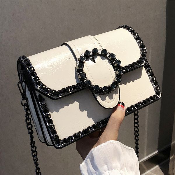 evening bags fashion retro women diamond shoulder female black chain designer handbag leather crossbody messenger 230414
evening bags fashion retro women diamond shoulder female black chain designer handbag leather crossbody messenger 230414