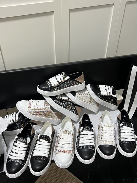 2023 chanl c tweed leather patchwork shoes women ladies casual platform skate sneakers logo cap toe half slipper slides brand sandal leisure
2023 chanl c tweed leather patchwork shoes women ladies casual platform skate sneakers logo cap toe half slipper slides brand sandal leisure