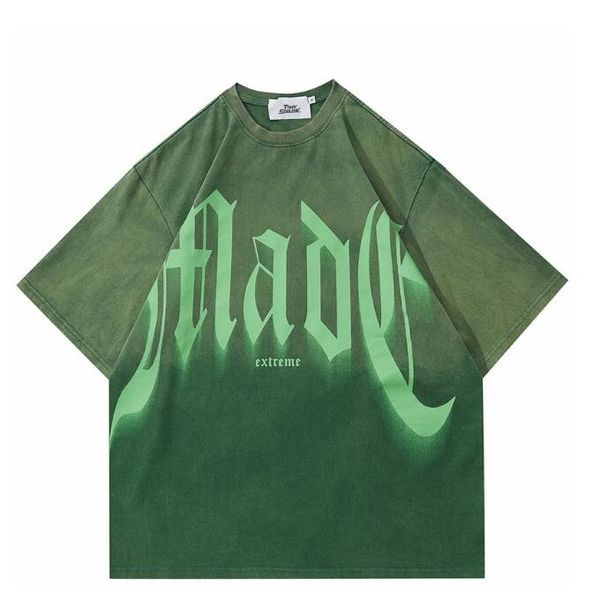 men tees streetwear hip hop t shirt gradient tie dye letter graphic t shirt 2023 loose tshirt cotton, Black;brown
men tees streetwear hip hop t shirt gradient tie dye letter graphic t shirt 2023 loose tshirt cotton, Black;brown