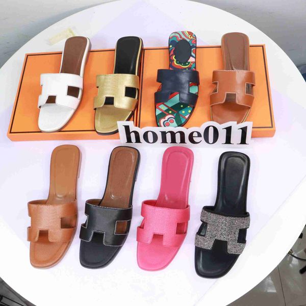 ladies sandals summer flat shoes women slippers luxury designer leather fashion beach h letter drag 35-42 good, Black
ladies sandals summer flat shoes women slippers luxury designer leather fashion beach h letter drag 35-42 good, Black