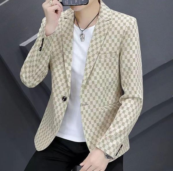fashion men's casual letter printing long sleeve slim suit blazers jacket coat, White;black
fashion men's casual letter printing long sleeve slim suit blazers jacket coat, White;black