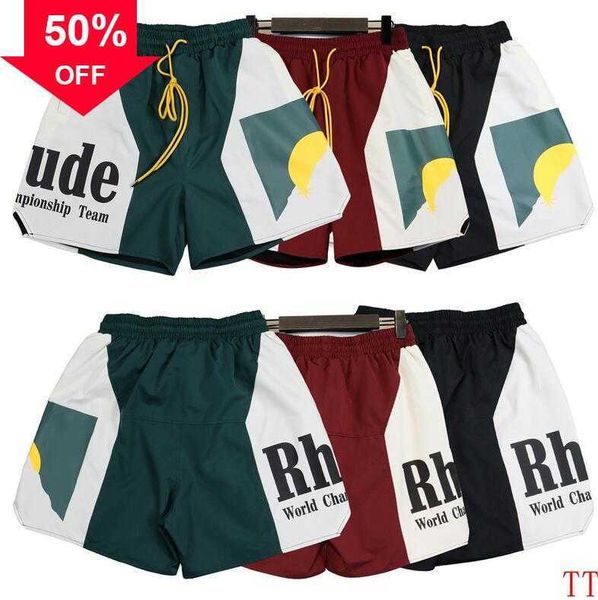 shorts designer men rh limited rhude summer swim short knee length hip hop high street training beach pants mens elastic waist basketball sh, White;black
shorts designer men rh limited rhude summer swim short knee length hip hop high street training beach pants mens elastic waist basketball sh, White;black