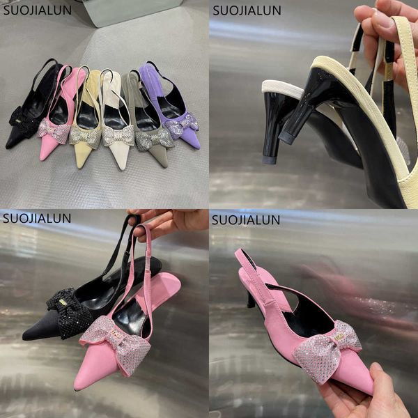 sandals spring new brand women sandal thin high heel fashion crystal bow-knot ladies elegant slingback dress pumps shoes 230316, Black
sandals spring new brand women sandal thin high heel fashion crystal bow-knot ladies elegant slingback dress pumps shoes 230316, Black