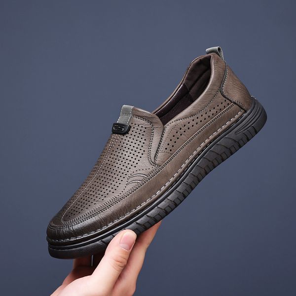 dress shoes designer men's loafers summer casual leather breathable men sneakers slip on lightweight moccasions zapatos hombre 230328, Black
dress shoes designer men's loafers summer casual leather breathable men sneakers slip on lightweight moccasions zapatos hombre 230328, Black