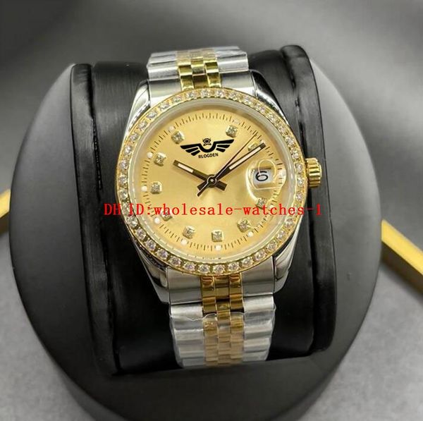 16 style mens watches 41mm 36mm 278381 278238 gold dial watch automatic mechanical movement mens diamond bezel stainless steel wrist designe, Slivery;brown
16 style mens watches 41mm 36mm 278381 278238 gold dial watch automatic mechanical movement mens diamond bezel stainless steel wrist designe, Slivery;brown