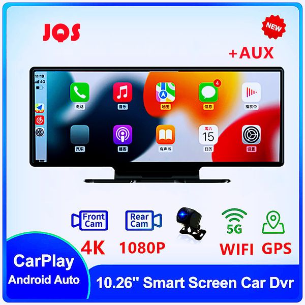 10.26 inch 4k car dvr dash cam carplay android auto 2160p rearview camera video recording wifi loop record phone app
10.26 inch 4k car dvr dash cam carplay android auto 2160p rearview camera video recording wifi loop record phone app