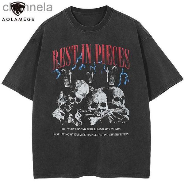 men's t-shirts aolamegs oversized t-shirts letter skull graphic print t-shirt summer punk style tee retro high street couple clothes, White;black
men's t-shirts aolamegs oversized t-shirts letter skull graphic print t-shirt summer punk style tee retro high street couple clothes, White;black