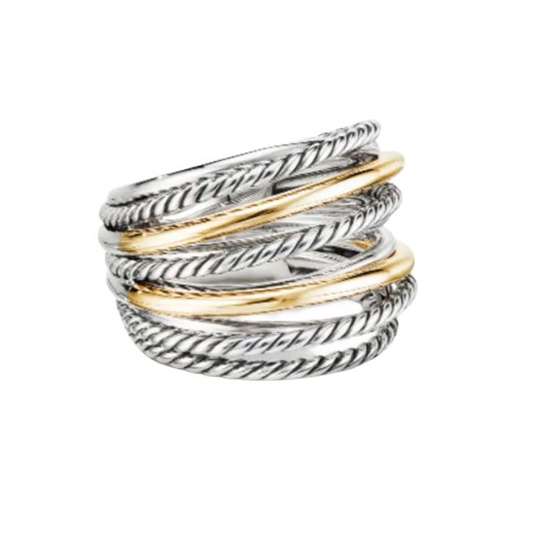 Classic Designer DY Ring Jewelry Luxury Fashion jewelry 925 Sterling Silver Multi layered Color Separation Ring Worry Free DY Jewelry Christmas gift High quality
Classic Designer DY Ring Jewelry Luxury Fashion jewelry 925 Sterling Silver Multi layered Color Separation Ring Worry Free DY Jewelry Christmas gift High quality