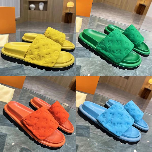 fashion women men sandals luxury designer slippers couple shoes letter feather slippers leather slides 35-45, Black
fashion women men sandals luxury designer slippers couple shoes letter feather slippers leather slides 35-45, Black