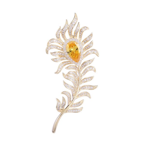 luxury designer full diamond feather brooch for women bling fashion jewelry cz zirconia gold plated rhinestone pink crystal plume brooches p, Gray
luxury designer full diamond feather brooch for women bling fashion jewelry cz zirconia gold plated rhinestone pink crystal plume brooches p, Gray