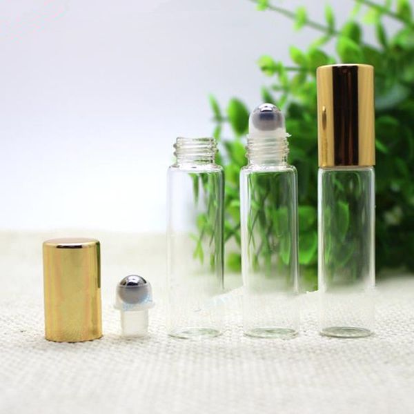 5ml glass bottle in refillable rollon bottles with gold cap roller metal ball for essential oils
5ml glass bottle in refillable rollon bottles with gold cap roller metal ball for essential oils