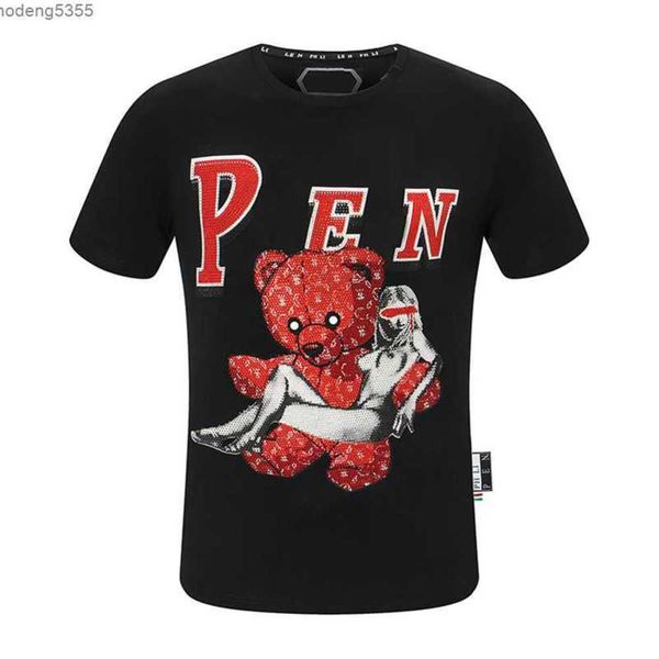 men's tshirts phillip plain summer fashion designer t shirts for men qp letter embroidery mens women clothing short sleeved tees, White;black
men's tshirts phillip plain summer fashion designer t shirts for men qp letter embroidery mens women clothing short sleeved tees, White;black