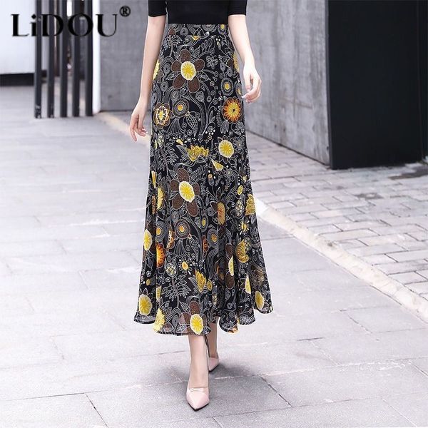 skirts female skirt spring summer printing floral ity high waist ruffles ankle-length vintage office lady elegant fashion 230414, Black
skirts female skirt spring summer printing floral ity high waist ruffles ankle-length vintage office lady elegant fashion 230414, Black