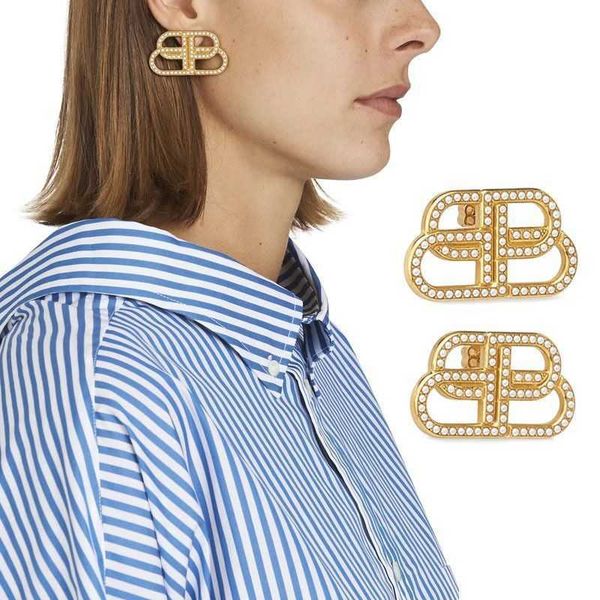 designer b earring new type large geometric earrings new fashion brass gold plated earrings, Golden
designer b earring new type large geometric earrings new fashion brass gold plated earrings, Golden