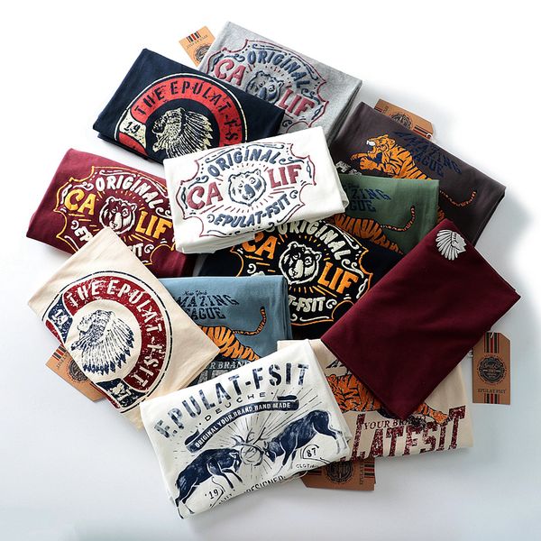 men's t-shirts summer american retro shortsleeved oneck printed tshirt men's fashion simple 1 cotton washed old loose casual 2341, White;black
men's t-shirts summer american retro shortsleeved oneck printed tshirt men's fashion simple 1 cotton washed old loose casual 2341, White;black